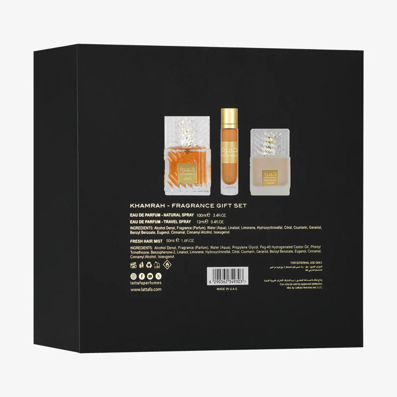 Lattafa Khamra Gift Set